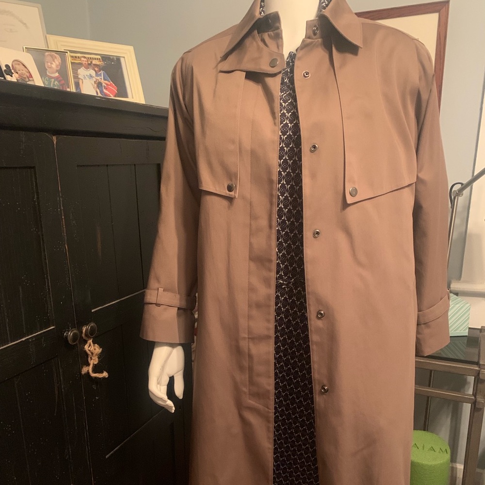 Long All Weather Trench Coat with removable lining